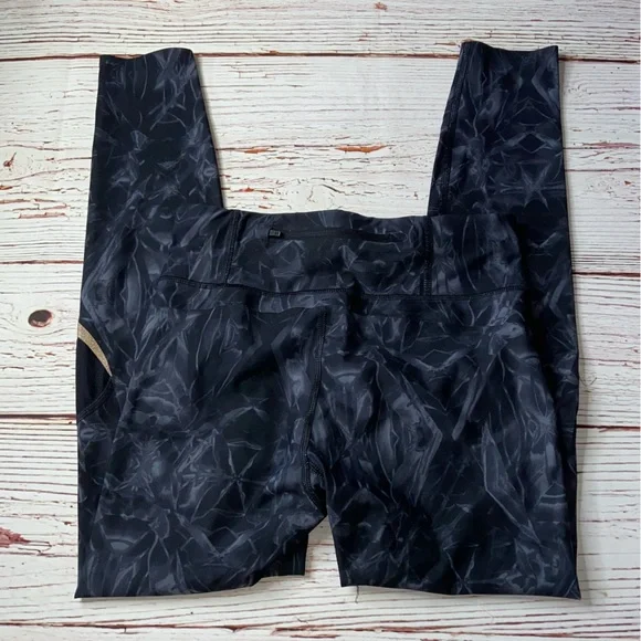 Sweaty Betty Zero Gravity HR 7/8 Running Leggings Black/Gray Marble Tie Dye Sz S - Picture 5 of 10